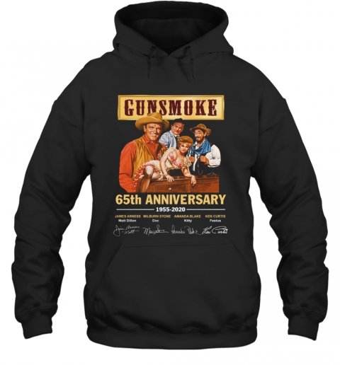 Gunsmoke 65Th Anniversary 1955 2020 Signature T-Shirt Unisex Hoodie
