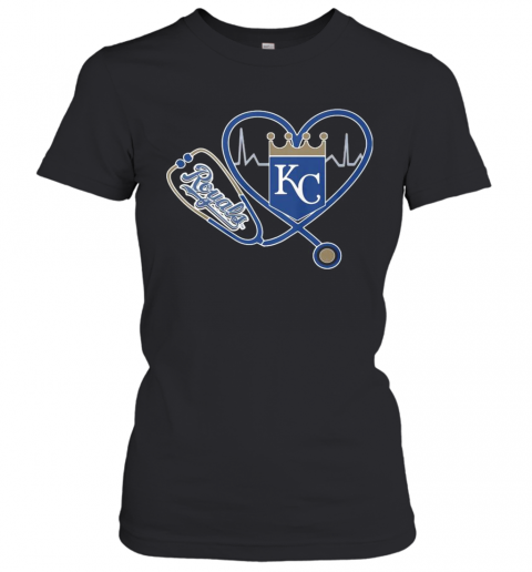Heartbeat Nurse Love Kansas City Royals T-Shirt Classic Women's T-shirt
