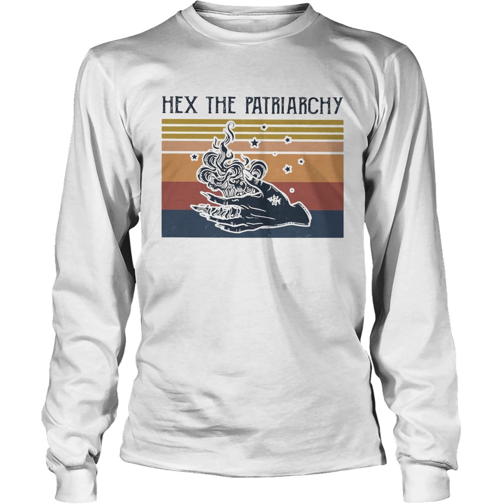 Hex the patriarchy vintage Long Sleeve