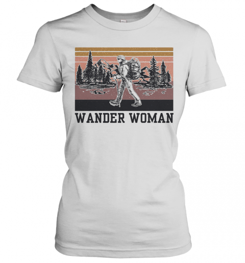 Hiking Wander Woman Vintage T-Shirt Classic Women's T-shirt