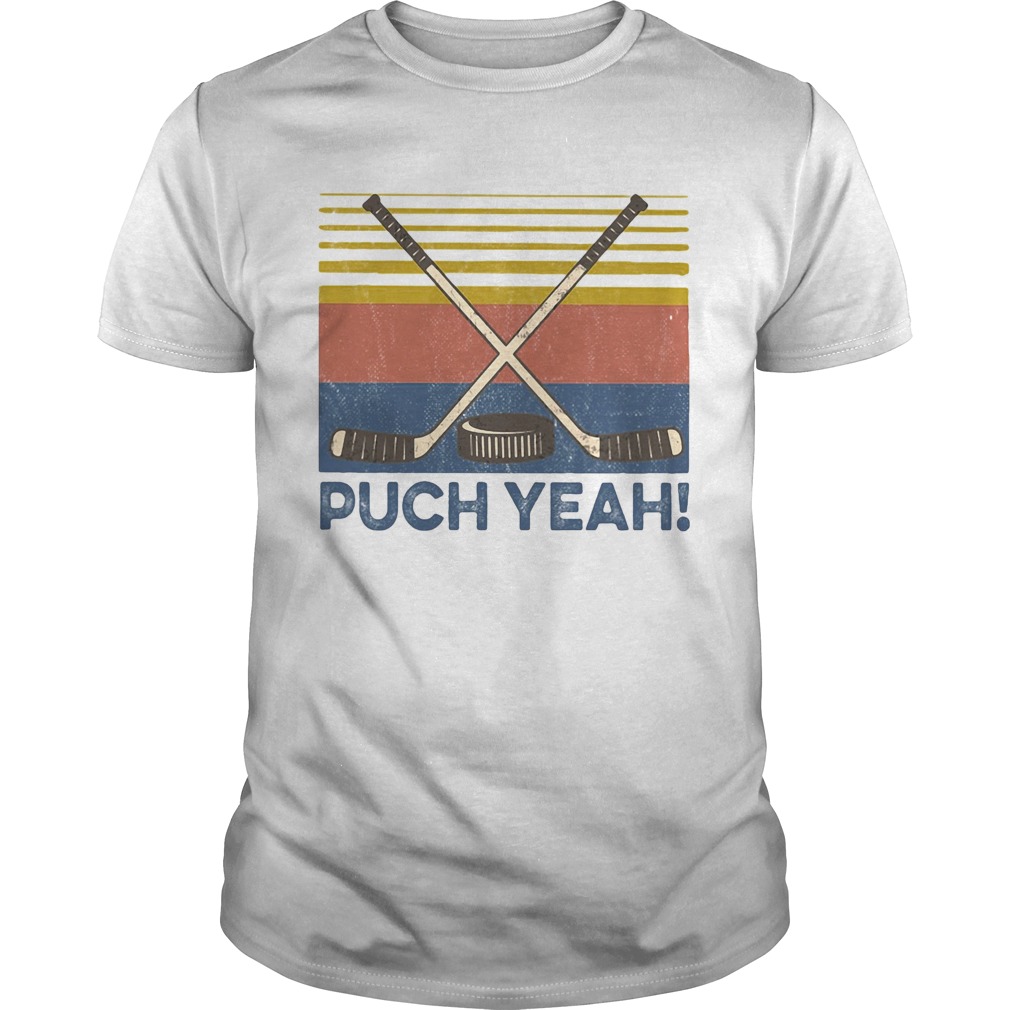Hockey puck yeah vintage shirt