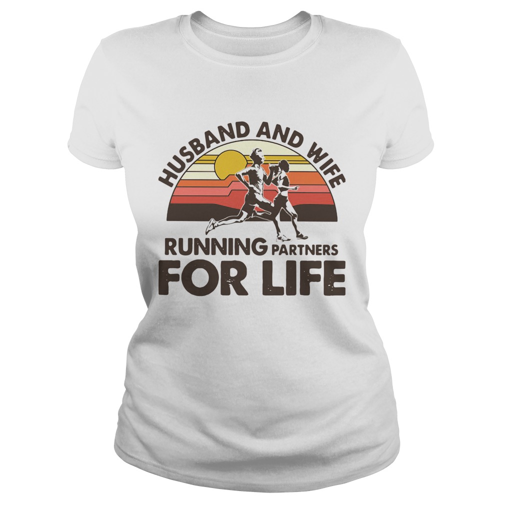 Husband and wife running partners for life Classic Ladies