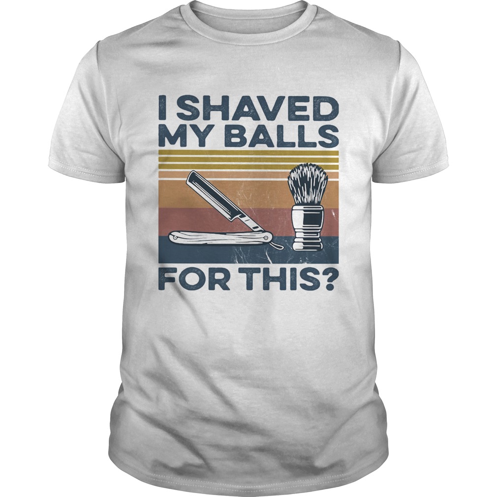 I shaved my balls for this vintage shirt