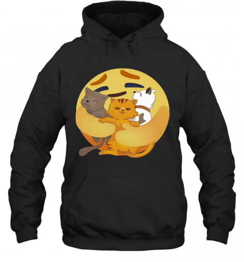 Icon Hug Cats T-Shirt Unisex Hoodie