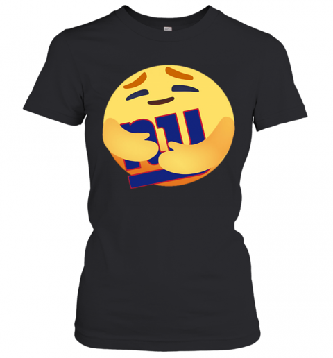 Icon Hug New York Giants Football T-Shirt Classic Women's T-shirt