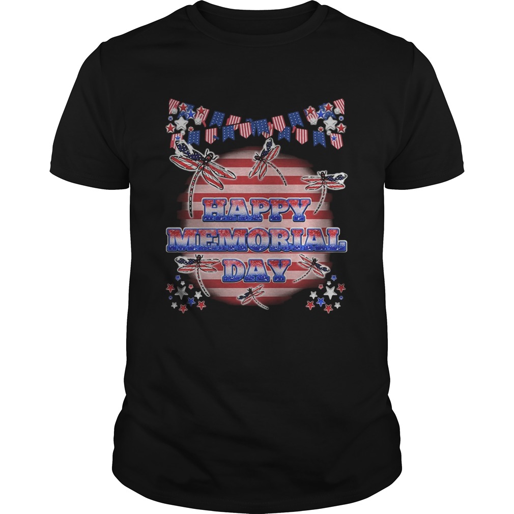Independence Day Dragonflys Happy Memorial Day shirt