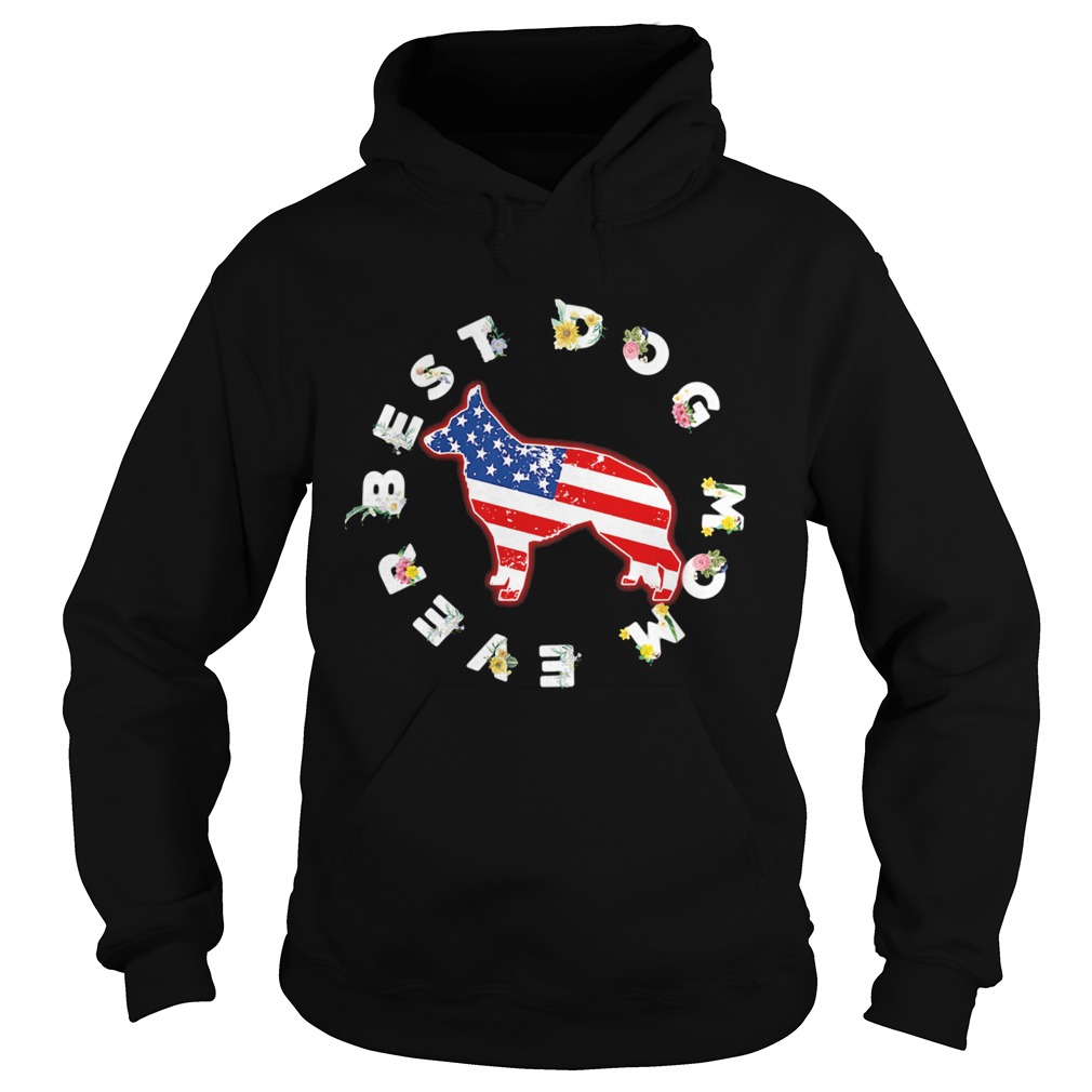 Independence Day flower everbest dog mom Hoodie
