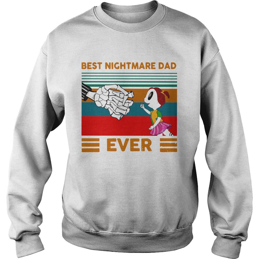 Jack Skellington Best Nightmare Dad Ever Vintage Sweatshirt