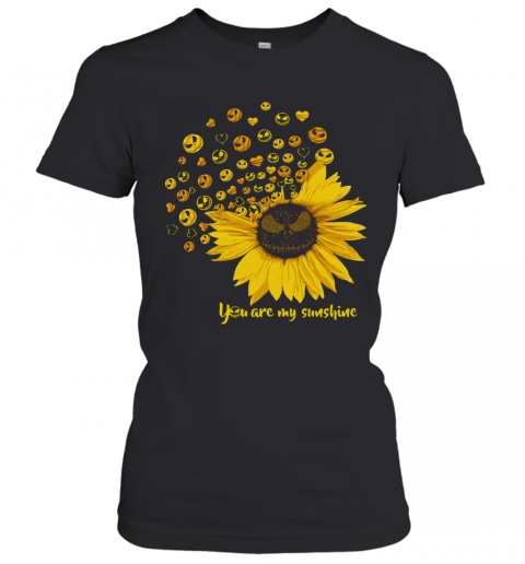 Jack Skellington Sunflower You Are My Sunshine T-Shirt Classic Women's T-shirt