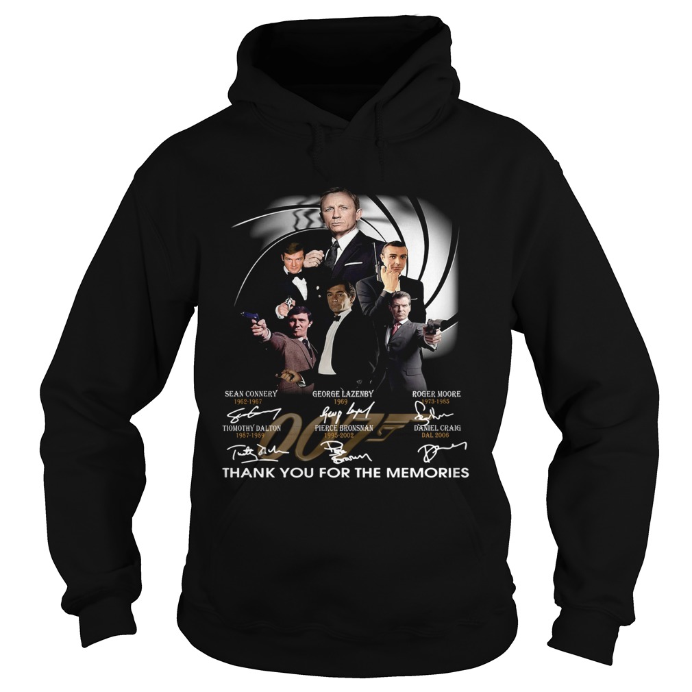 James Bond 007 Fans Thank You For The Memories Signature Hoodie