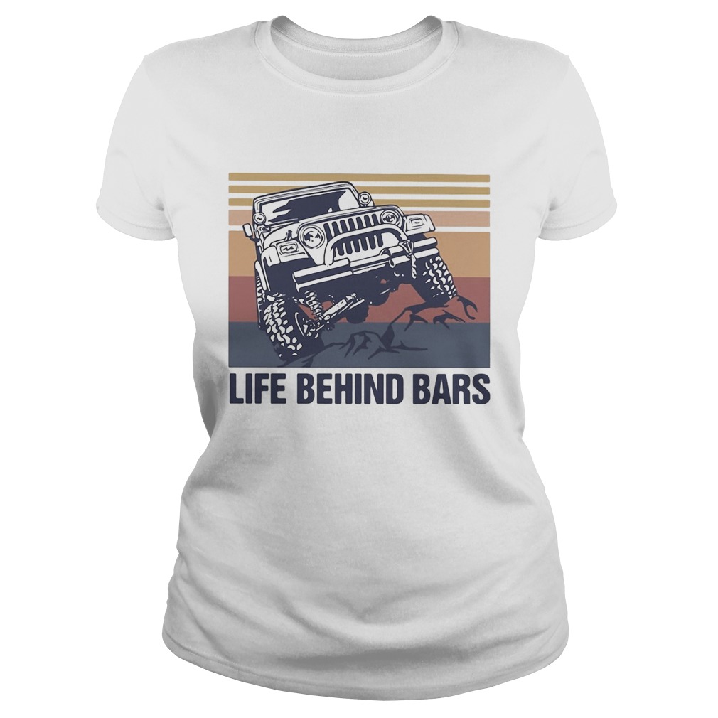 Jeep Life behind bars vintage Classic Ladies