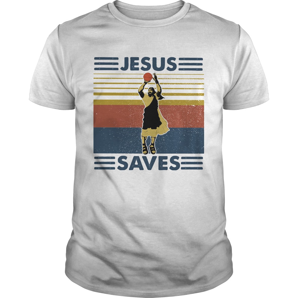 Jesus save volleyball vintage shirt