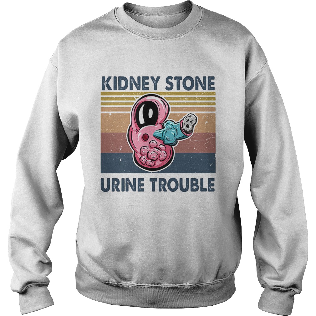 Kidney stone urine trouble vintage Sweatshirt