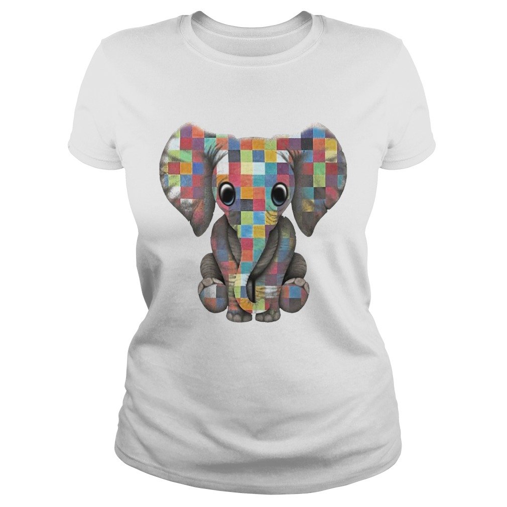 LGBT Baby Elephant Shirt Classic Ladies