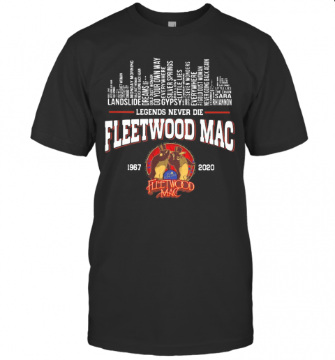 Legends Never Die Fleetwood Mac 1967 2020 City T-Shirt