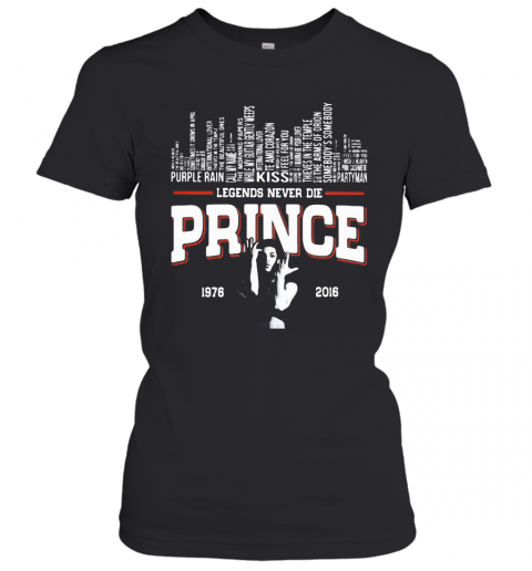 Legends Never Die Prince 1978 2016 T-Shirt Classic Women's T-shirt