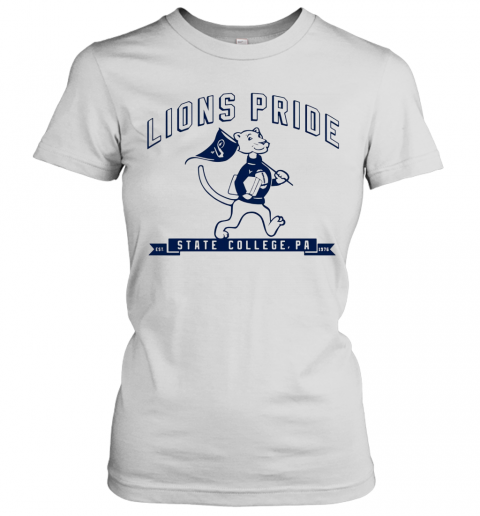 Lions Pride State College Est 1975 Football T-Shirt Classic Women's T-shirt