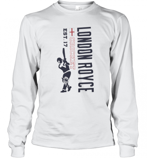 London Royce Cricket Est. 17 Baseball T-Shirt Long Sleeved T-shirt 