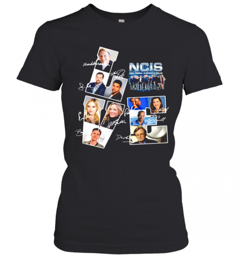 Love NCIS Naval Criminal Investigative Service TV Movies Signature T-Shirt Classic Women's T-shirt
