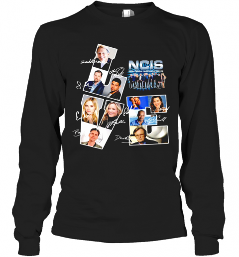 Love NCIS Naval Criminal Investigative Service TV Movies Signature T-Shirt Long Sleeved T-shirt 