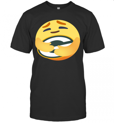 Love The Green Bay Packers Love Hug Facebook Care Emoji T-Shirt