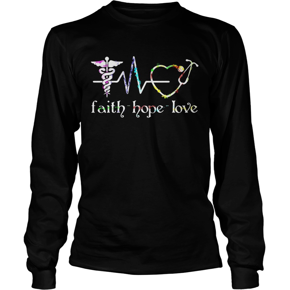 Medical Assistant Faith Hope Love Long Sleeve