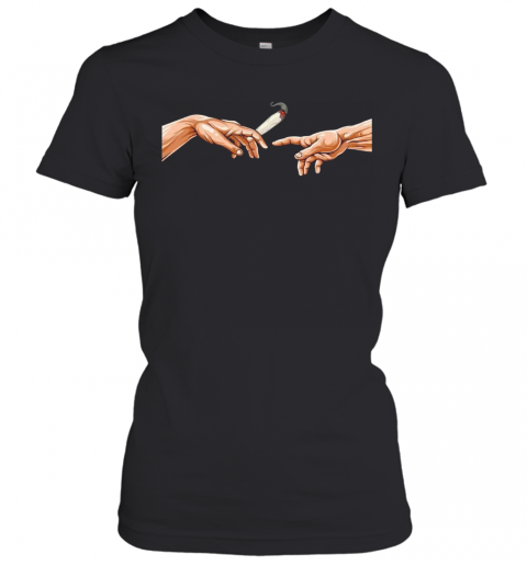 Michelangelo Joint I For 420 Marijuana Weed Kiffer T-Shirt Classic Women's T-shirt