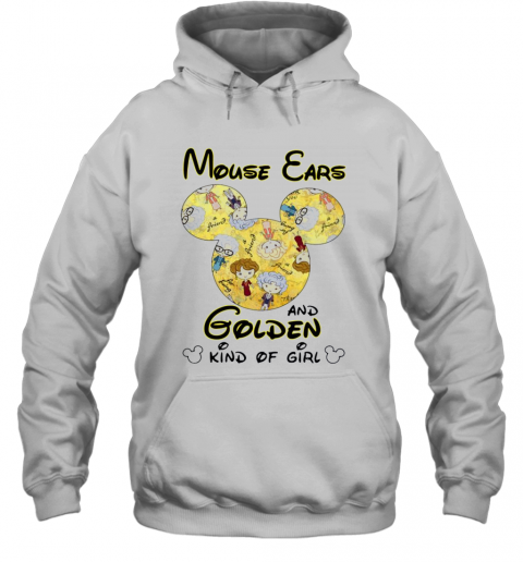 Mickey Mouse Cars And Golden And Kind Of Girl T-Shirt Unisex Hoodie