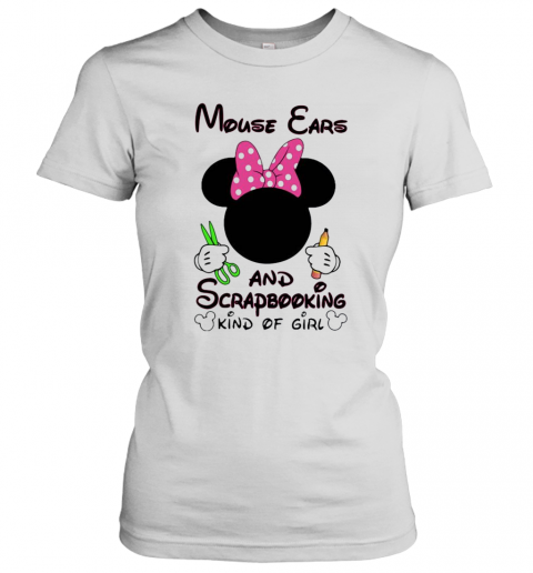 Mickey Mouse Cars And Scrapbooking Kind Of Girl T-Shirt Classic Women's T-shirt