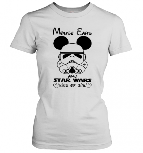Mickey Mouse Cars And Star Wars Kind Of Girl T-Shirt Classic Women's T-shirt