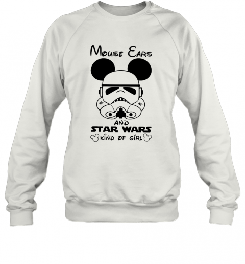 Mickey Mouse Cars And Star Wars Kind Of Girl T-Shirt Unisex Sweatshirt