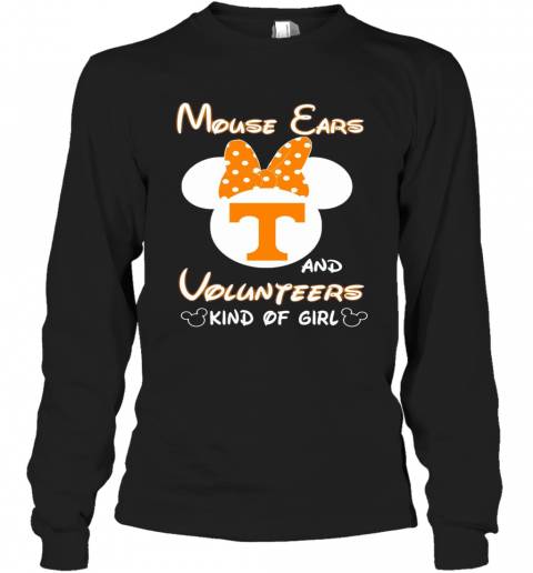 Mickey Mouse Cars And Volunteers Kind Of Girl T-Shirt Long Sleeved T-shirt 