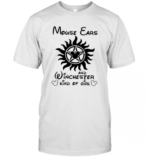 Mickey Mouse Cars And Winchester Kind Of Girl T-Shirt