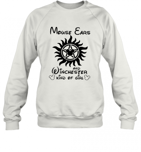 Mickey Mouse Cars And Winchester Kind Of Girl T-Shirt Unisex Sweatshirt