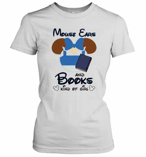 Mickey Mouse Ears And Books Kind Of Girl T-Shirt Classic Women's T-shirt