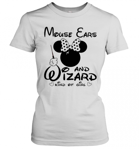 Minnie Mouse Ears And Wizard Kind Of Girl T-Shirt Classic Women's T-shirt