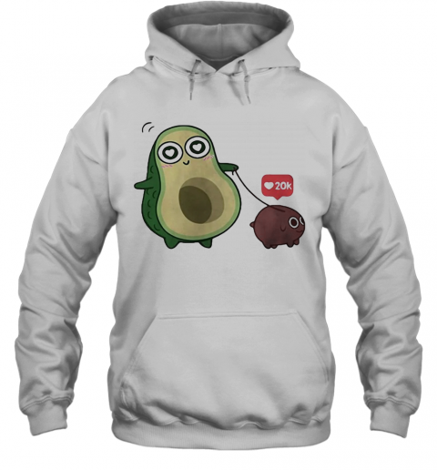 Mole Yogi Avocado Dog 20K Heart T-Shirt Unisex Hoodie