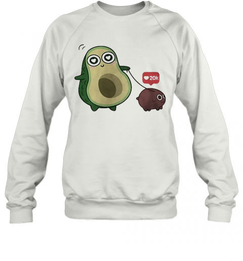 Mole Yogi Avocado Dog 20K Heart T-Shirt Unisex Sweatshirt