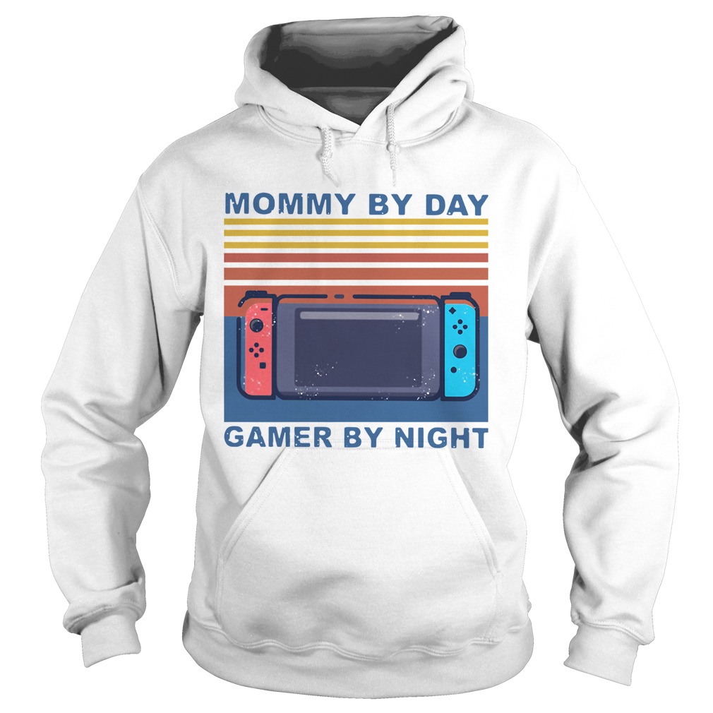 Mommy By Day Gamer By Night Vintage Hoodie