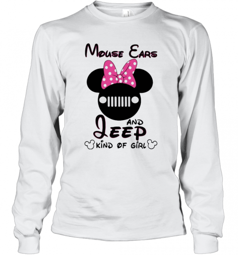 Mouse Cars And Jeep Kind Of Girl T-Shirt Long Sleeved T-shirt 
