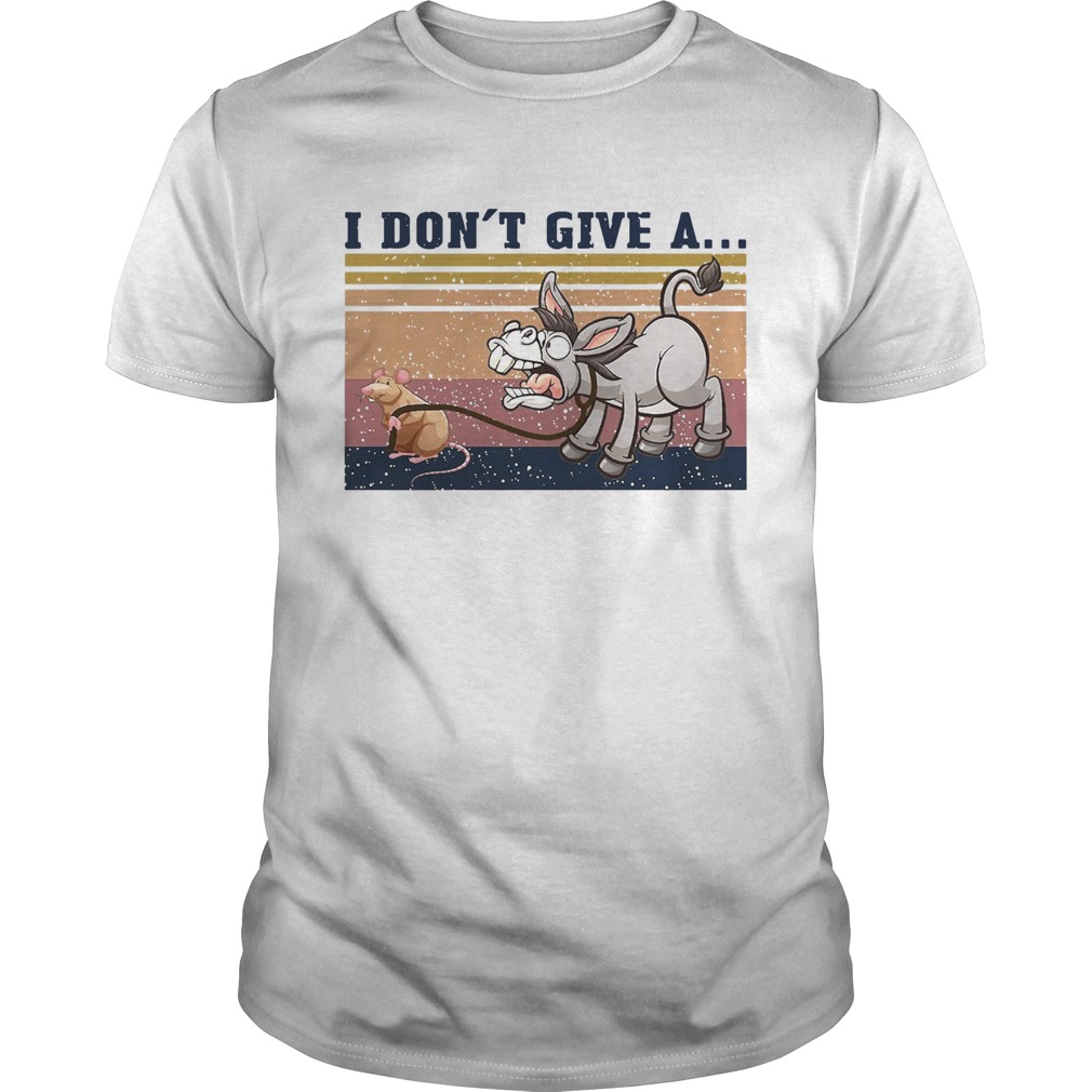 Mouse and Donkey I Dont Give A vintage shirt