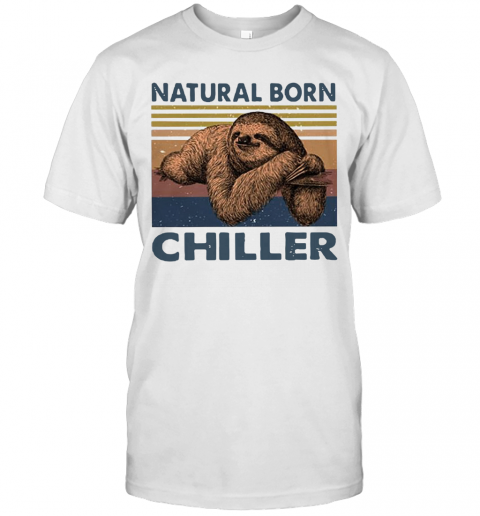 Natural Born Chiller Sloth Vintage T-Shirt
