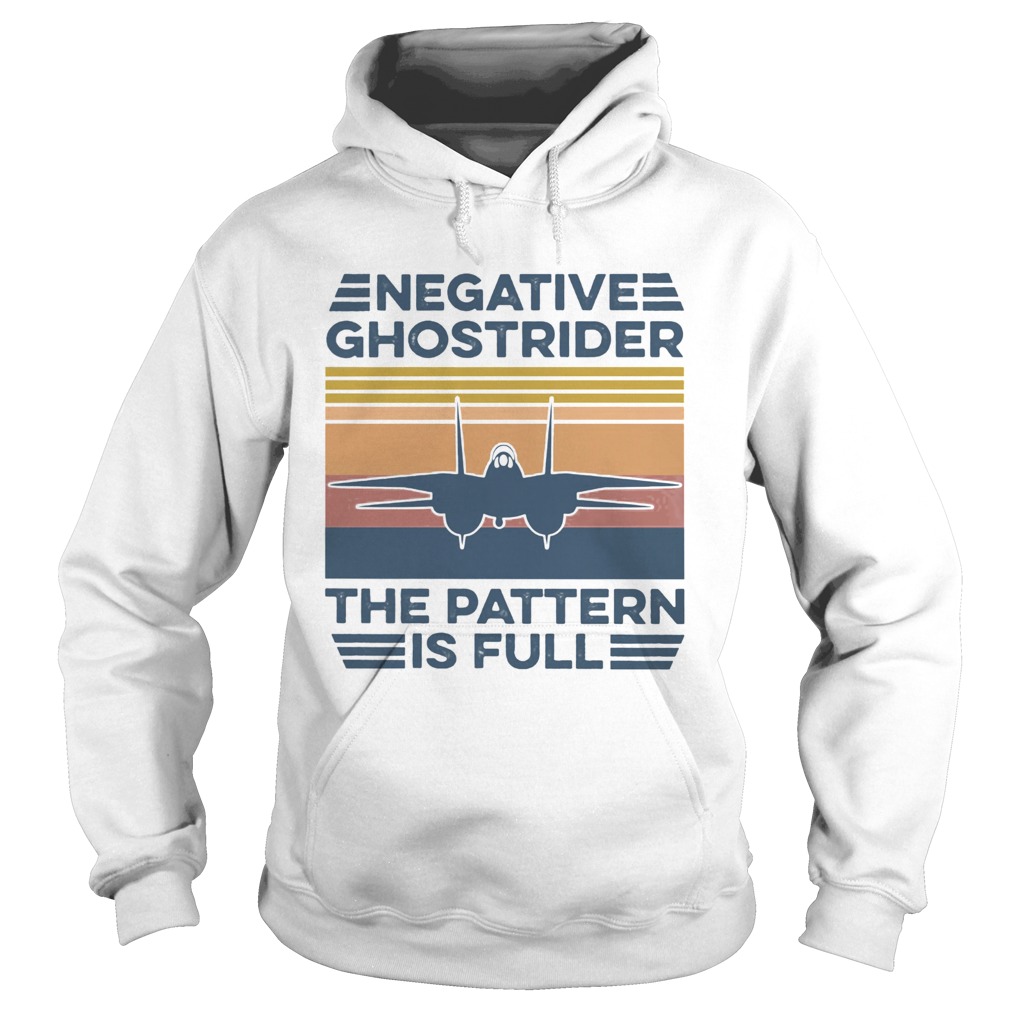 Negative Ghostrider The Pattern Is Full Vintage Hoodie