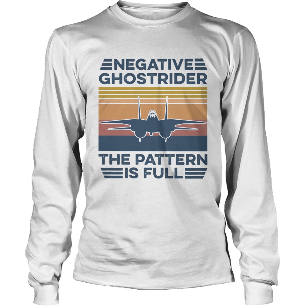 Negative Ghostrider The Pattern Is Full Vintage Long Sleeve