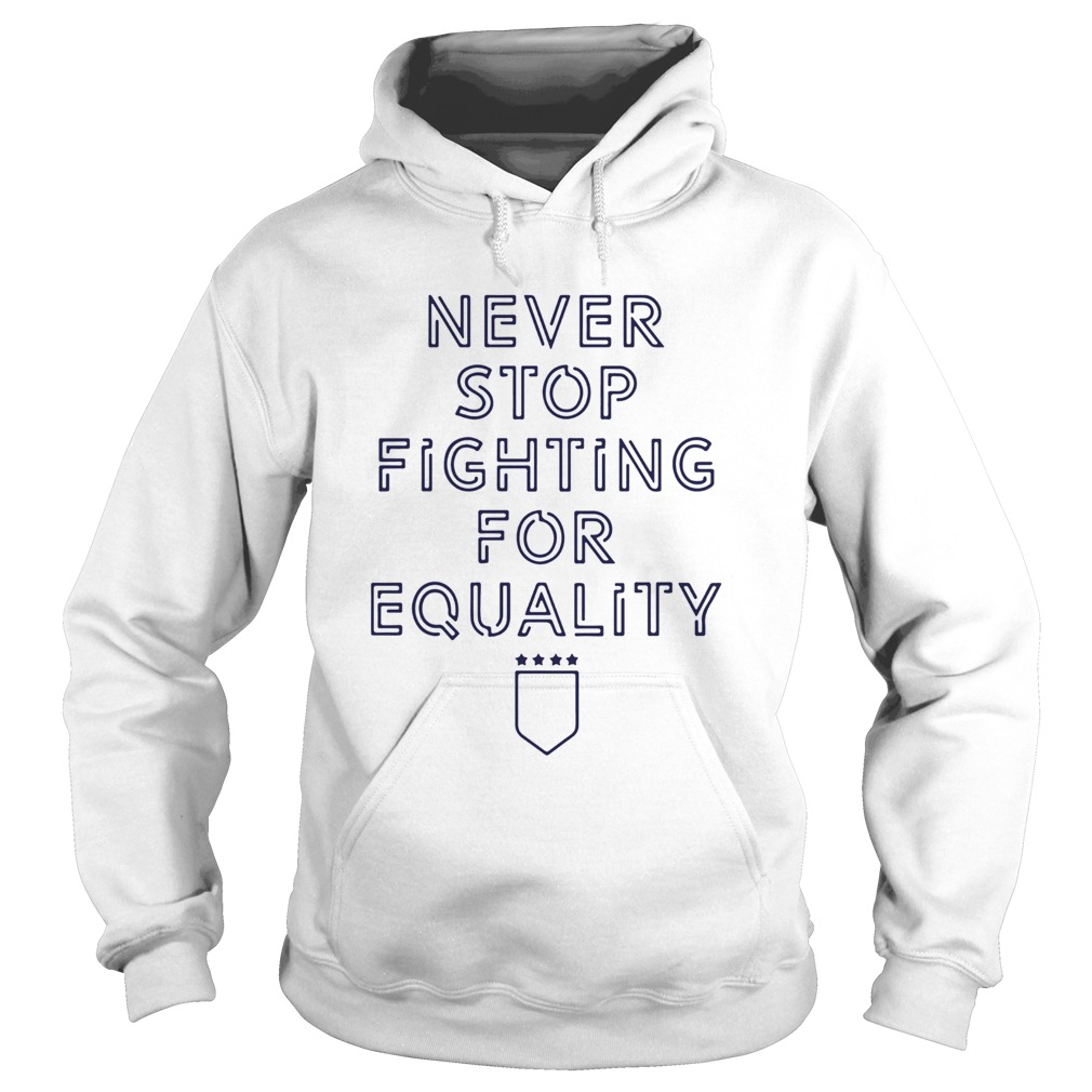 Never Stop Fighting For Equality Hoodie