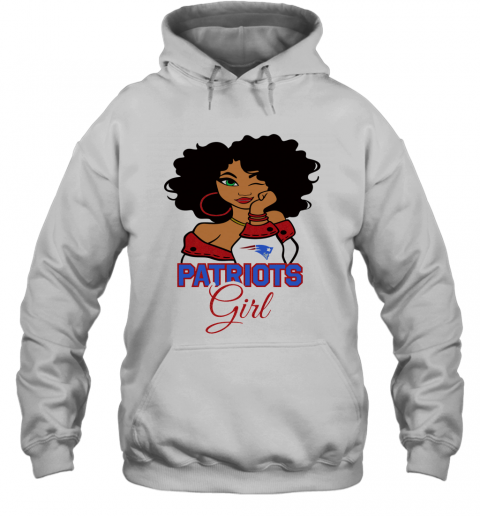 New England Patriots Football Black Girl T-Shirt Unisex Hoodie