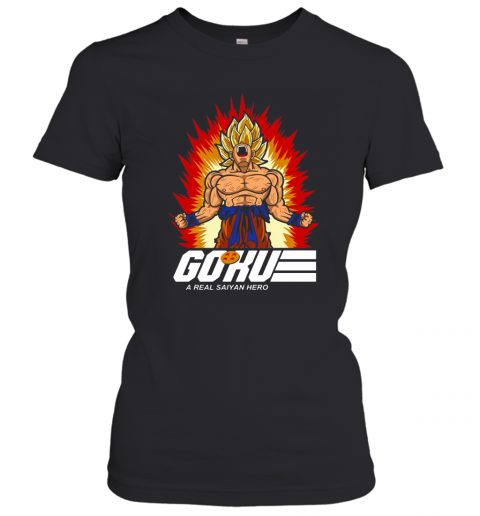 Nice Goku A Real Saiyan Hero T-Shirt Classic Women's T-shirt