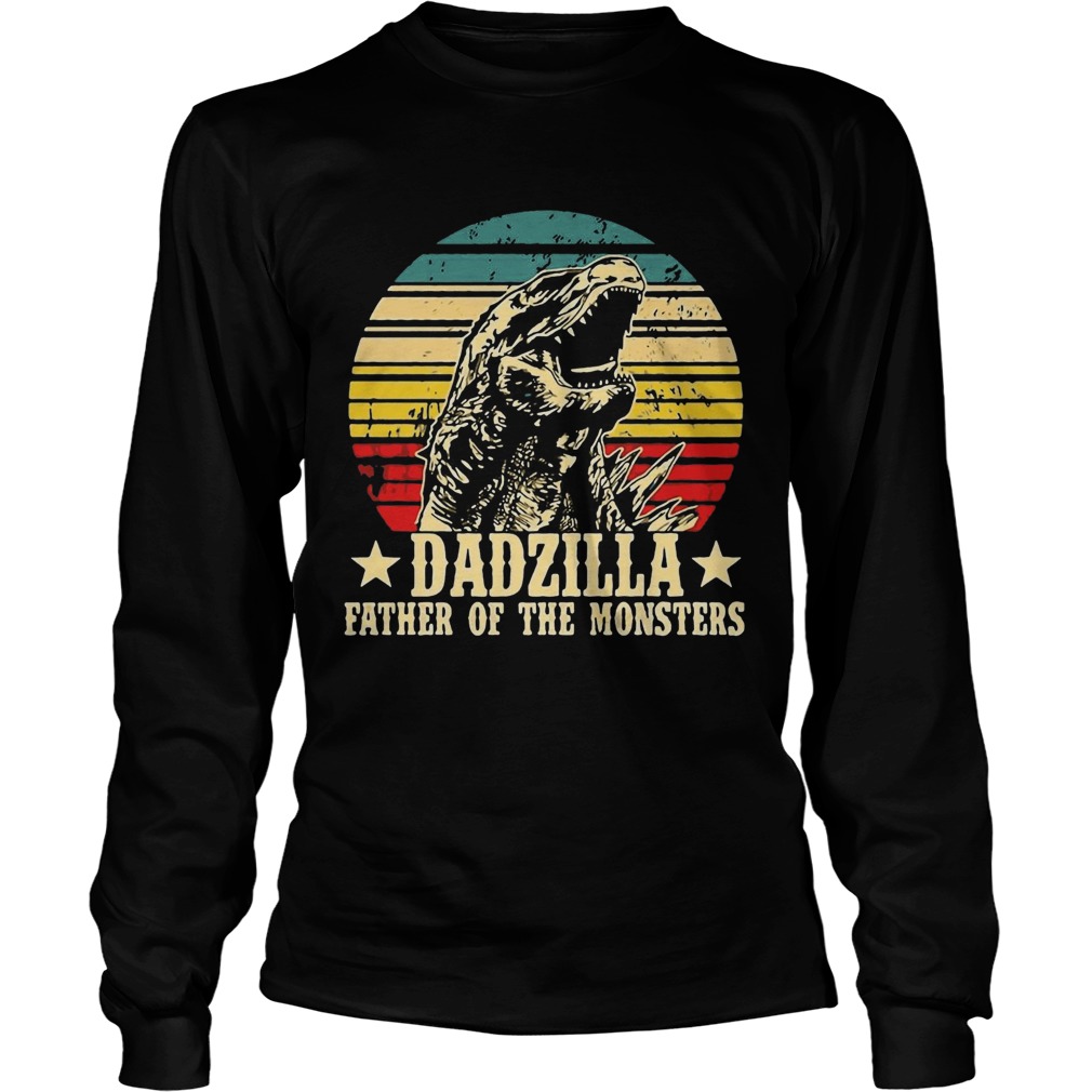 Nice Gorilla Dadzilla Father Of The Monsters Long Sleeve