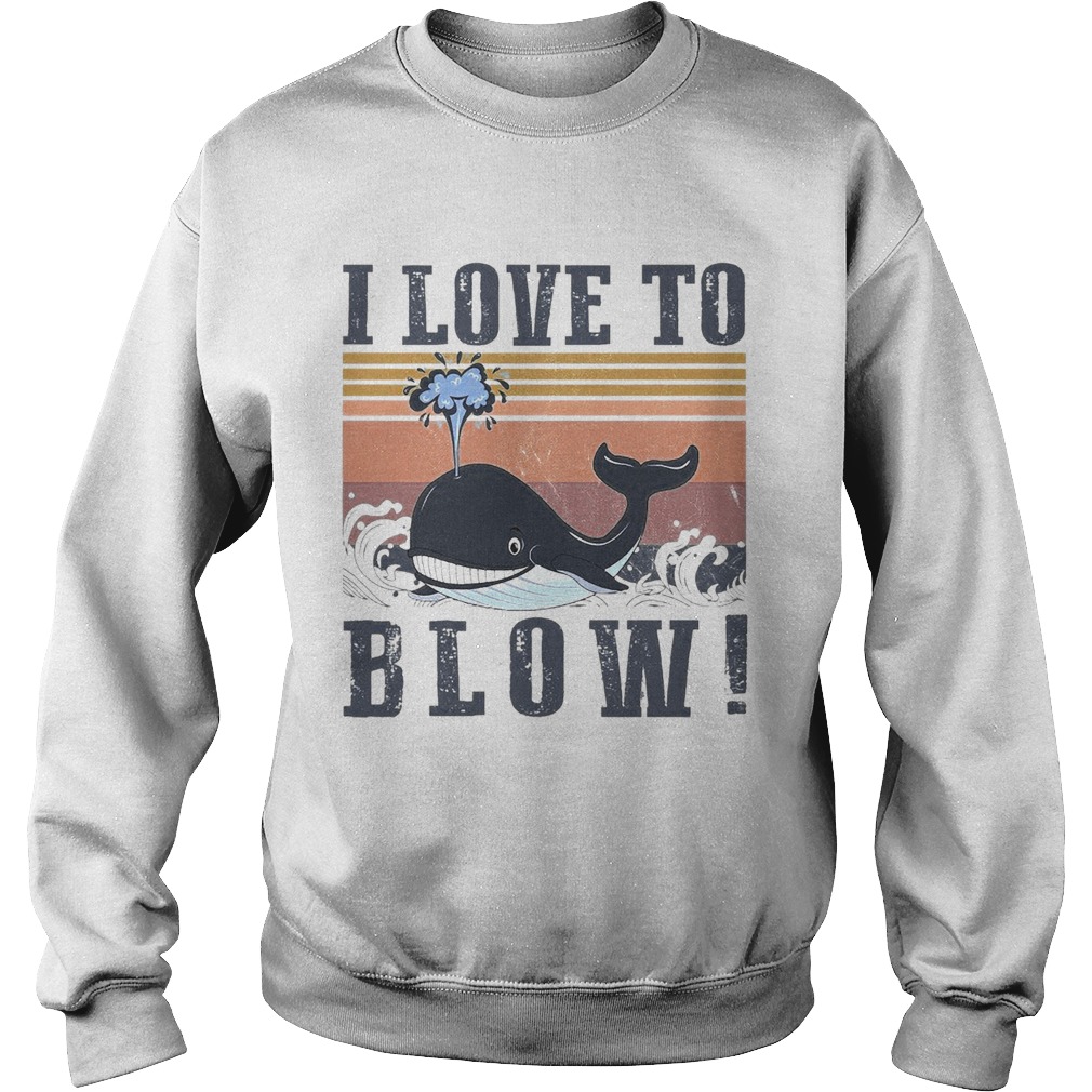 Ocean I Love To Blow Vintage Sweatshirt