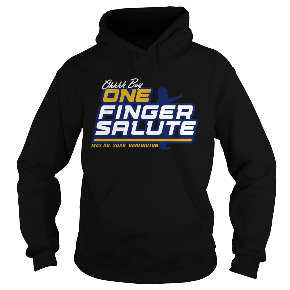 Oh Boy One Finger Salute Hoodie